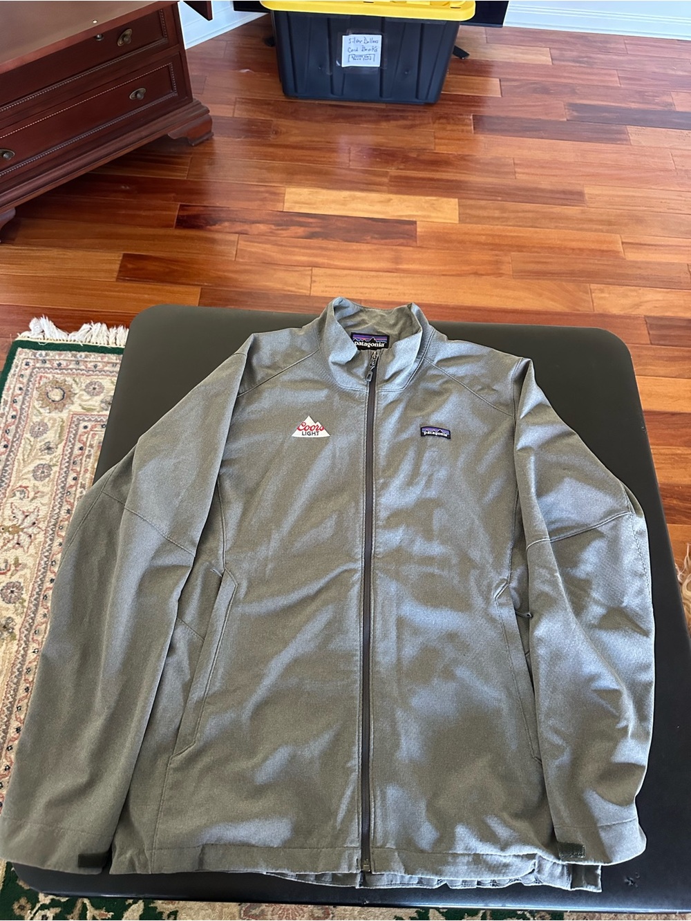Patagonia Men's Full-Zip Jacket in Gray Coors Light Logo XL